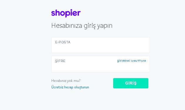 shopier-giris Shopier Giriş