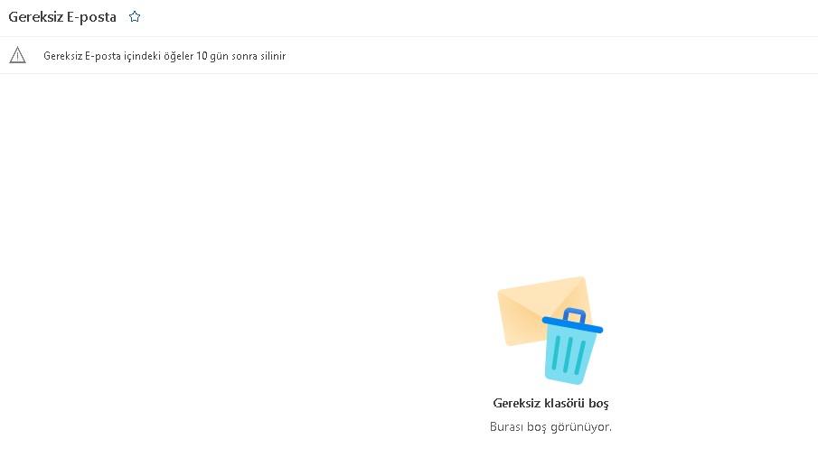 hotmail-gereksiz-e-posta-spam Hotmail Spam Kutusu
