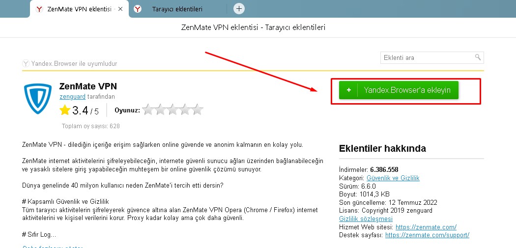 Zenmate-Vpn-eklentisini-Yandex-browsera-ekleyin Yandex ile Yasaklı Sitelere Giriş