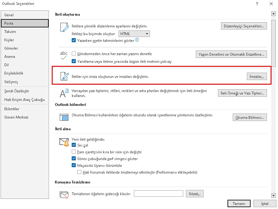Outlook-Imza-Ekleme-Adimlari Outlook İmza Ekleme Nasıl Yapılır