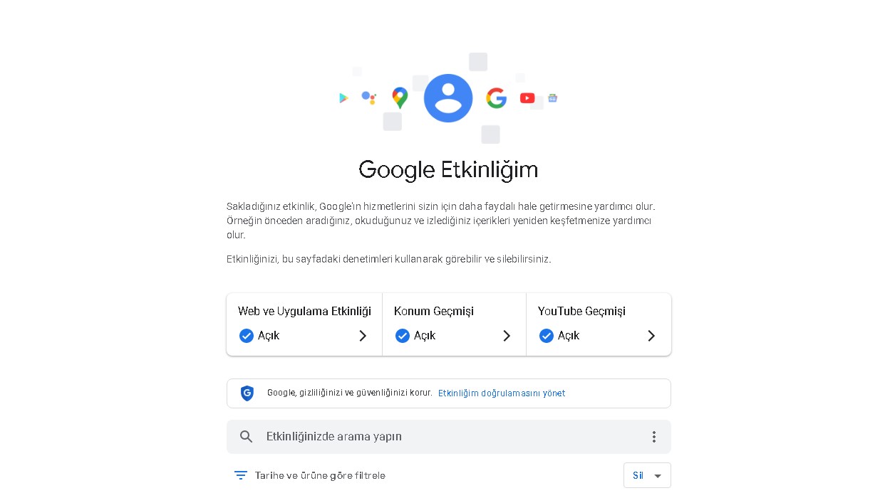 google-etkinligim-silme Google Etkinliğim Sil