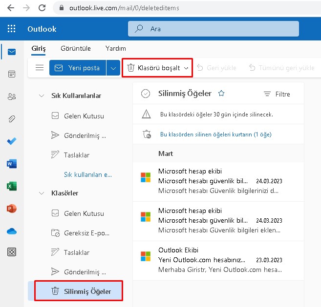 hotmail-cop-kutusu-bosaltma Hotmail Çöp Kutusu Boşaltma