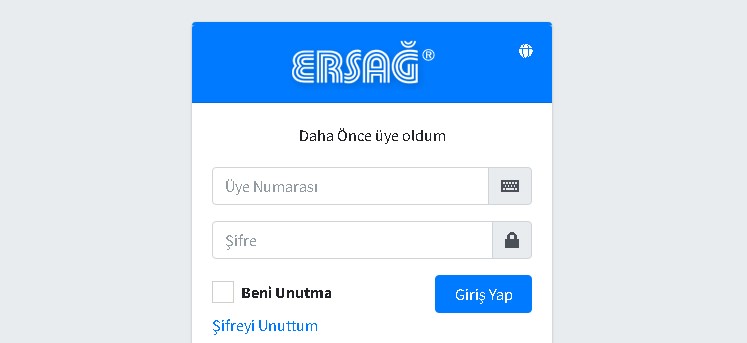 Ersag-Resmi-Web-Sitesi-Uye-Girisi Ersağ Üye Girişi