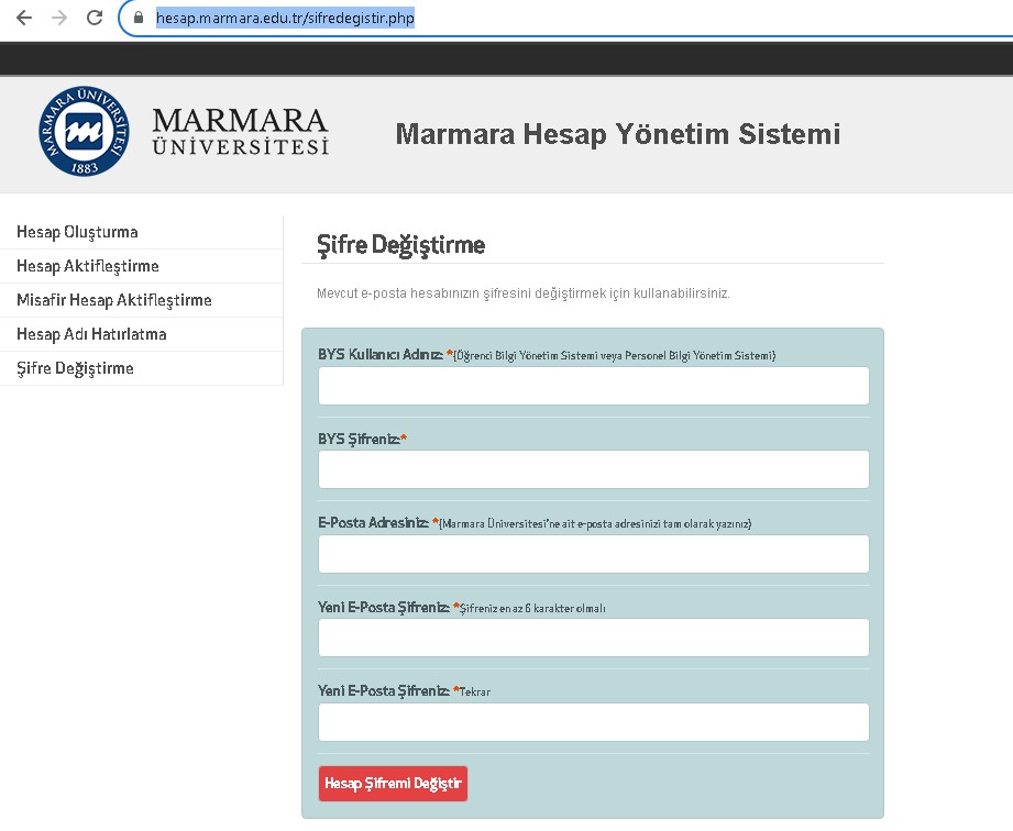 marun-e-posta-sifre-degistirme Marun Mail Şifre Değiştirme