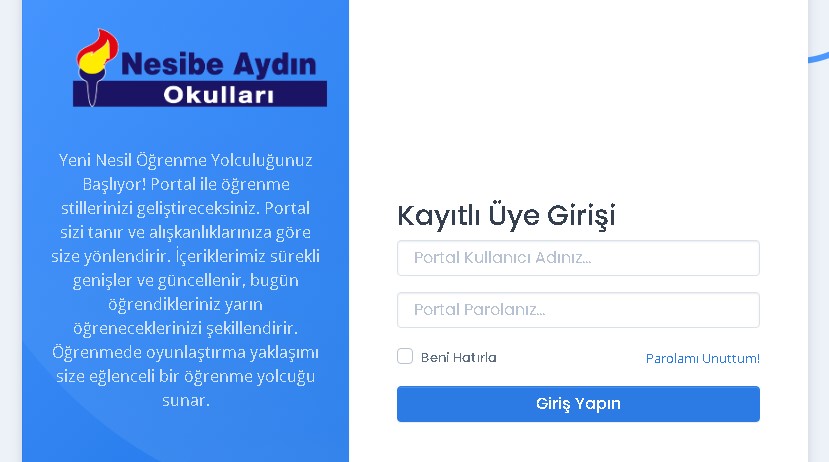 Nesibe-Aydin-Ogrenci-Portali-Giris Nesibe Aydın Portal Öğrenci Giriş