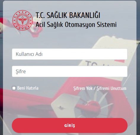 Asos1-Giris Asos1 Giriş - Acil Sağlık Otomasyon Sistemi