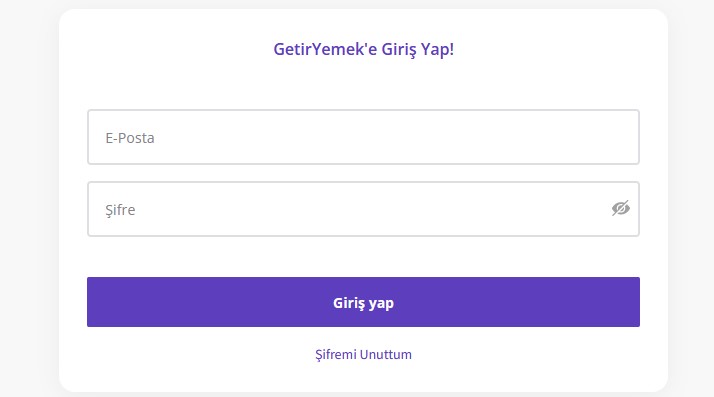 Getir-Restoran-Giris-Yapamiyorum Getir Restoran Giriş Yapamıyorum