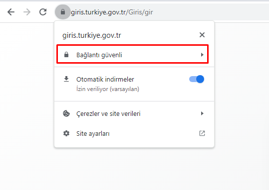 e-devlet-baglanti-guvenli-degil E Devlet Giriş Yapamıyorum Güvenli Değil Hatası