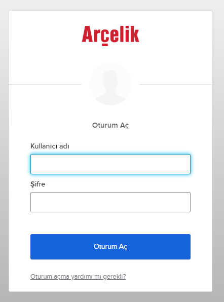 Aron-Giris Aron Arçelik Giriş