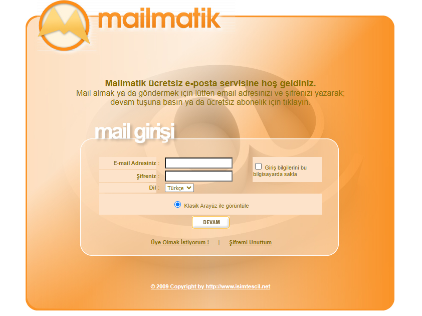 mailmatik Mailmatik Giriş