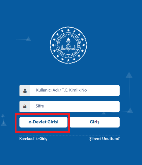 mebbis-e-devlet-giris MEBBİS Giriş