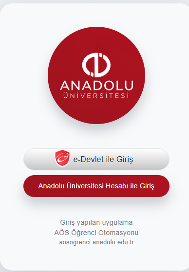 AOF-Ogrenci-Bilgi-Sistemi Anadolu AÖF Giriş