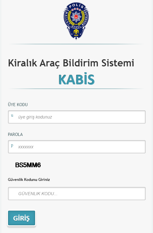 Kabis-Giris KABİS Giriş