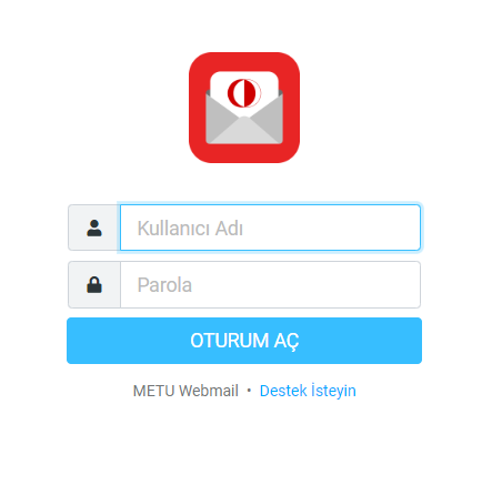 METU-Webmail METU Webmail