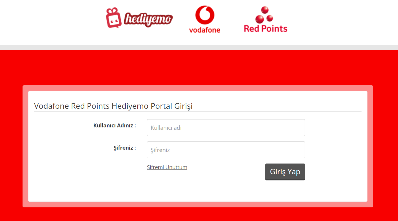 Vodafone-Hediyemo-Giris Hediyemo Giriş