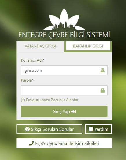 ECBS-Giris EÇBS Giriş